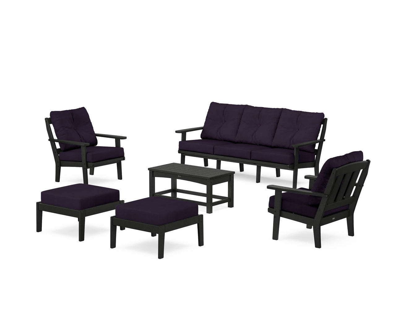Trex Cape Cod 6-Piece Lounge Sofa Set