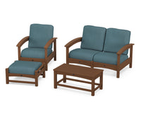 Thumbnail for Trex Rockport 4-Piece Deep Seating Conversation Group
