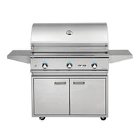 Thumbnail for Delta Heat 38-Inch 3-Burner Gas Grill On Cart
