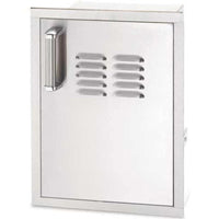 Thumbnail for Fire Magic Premium Flush 14-Inch Soft Close Louvered Single Access Door With Propane Tank Storage