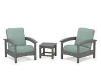 Thumbnail for Trex Rockport Club 3-Piece Deep Seating Conversation Set