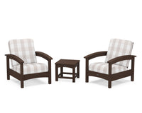Thumbnail for Trex Rockport Club 3-Piece Deep Seating Conversation Set