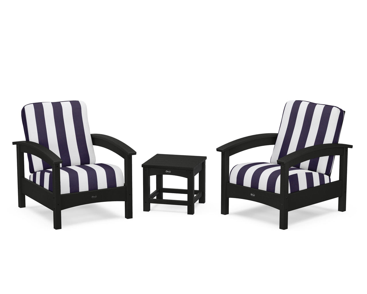 Trex Rockport Club 3-Piece Deep Seating Conversation Set