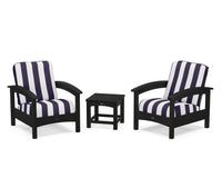 Thumbnail for Trex Rockport Club 3-Piece Deep Seating Conversation Set