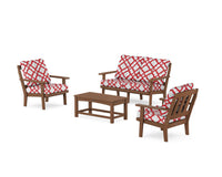 Thumbnail for Trex Cape Cod 4-Piece Deep Seating Set with Loveseat