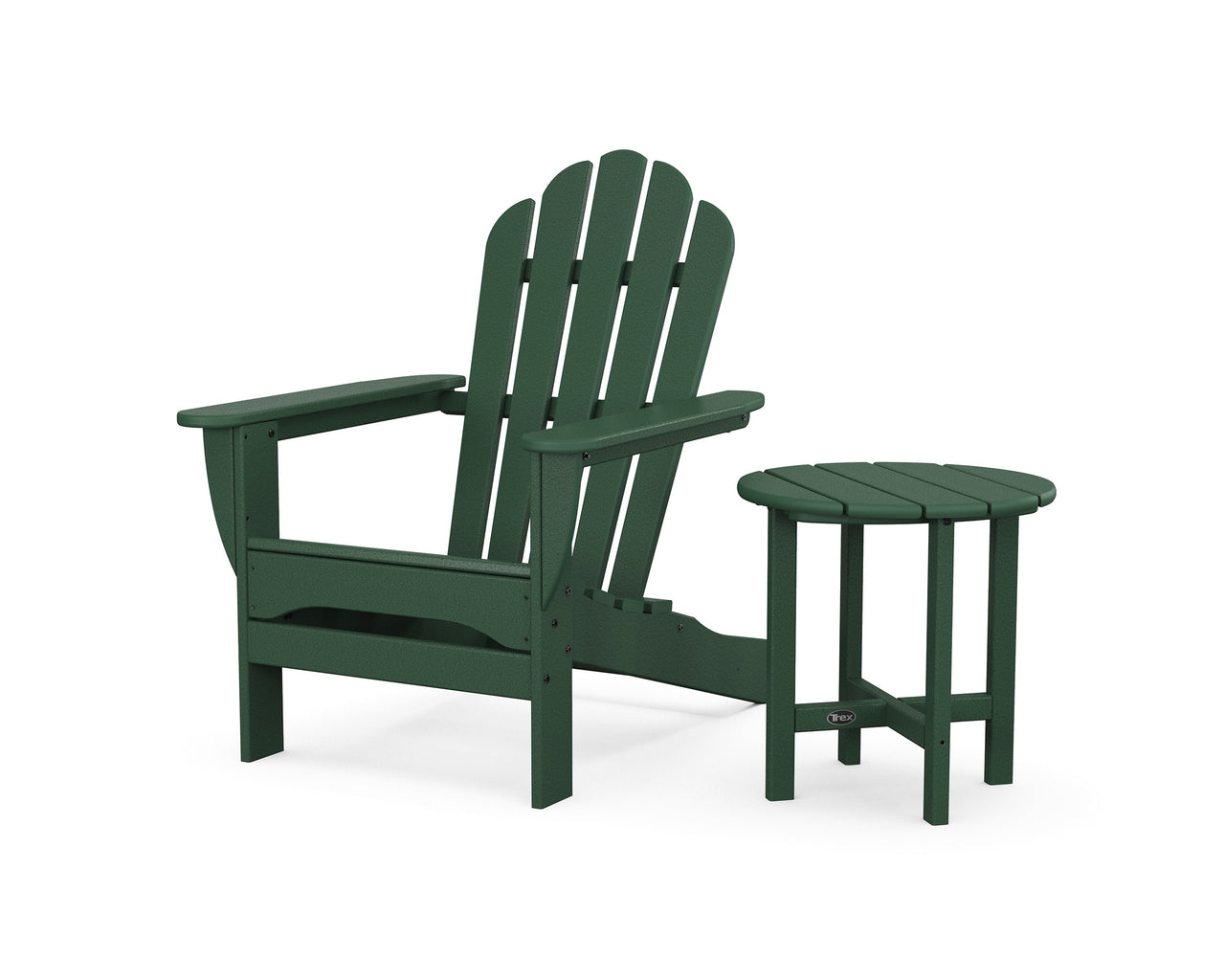 Trex Monterey Bay Adirondack Chair with Side Table