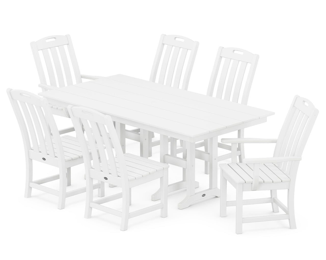 Trex Yacht Club 7-Piece Farmhouse Dining Set