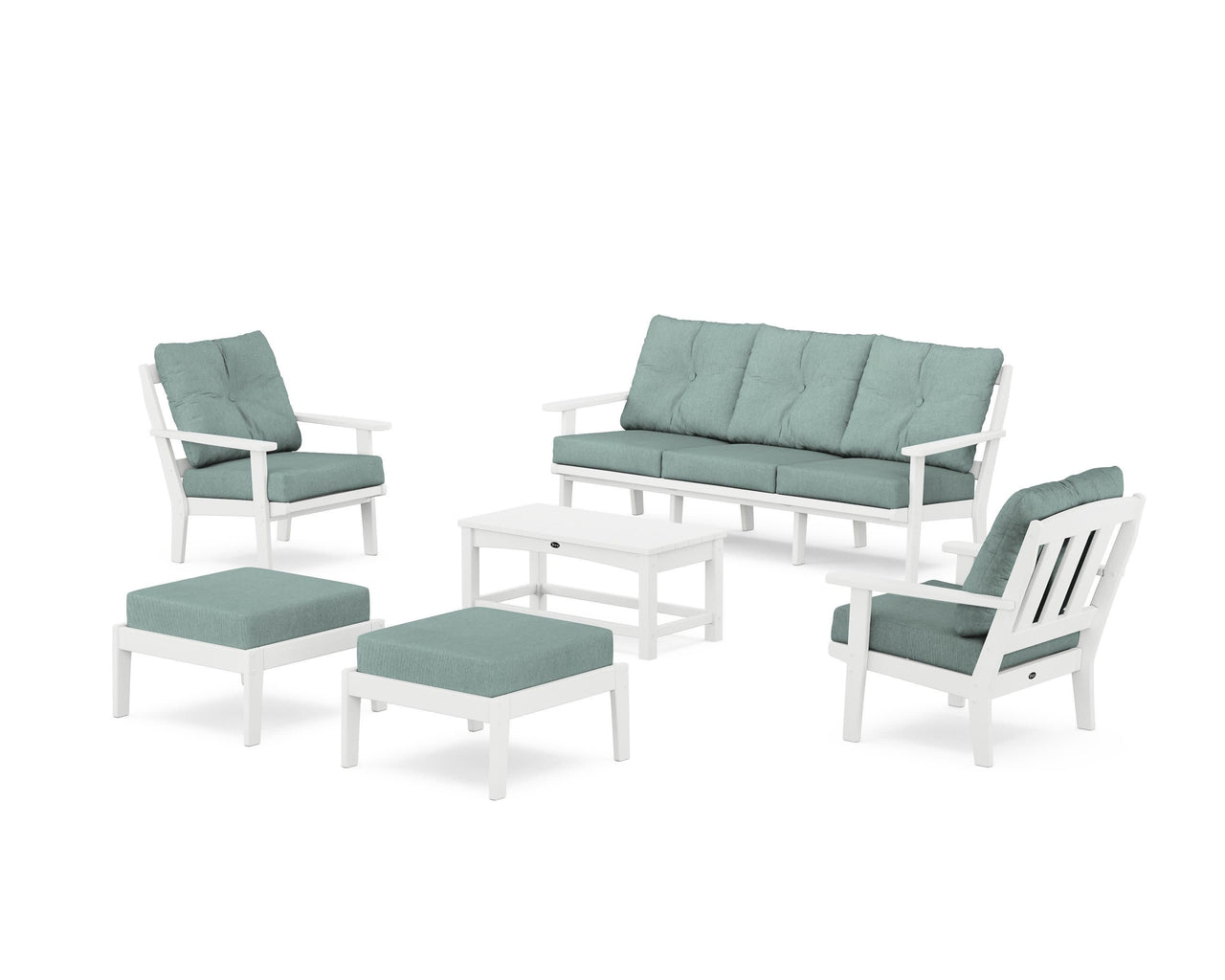 Trex Cape Cod 6-Piece Lounge Sofa Set