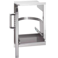 Thumbnail for Fire Magic Premium Flush 14-Inch Soft Close Louvered Single Access Door With Propane Tank Storage