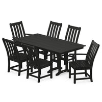 Thumbnail for POLYWOOD  Vineyard 7 Piece Farmhouse Dining Set