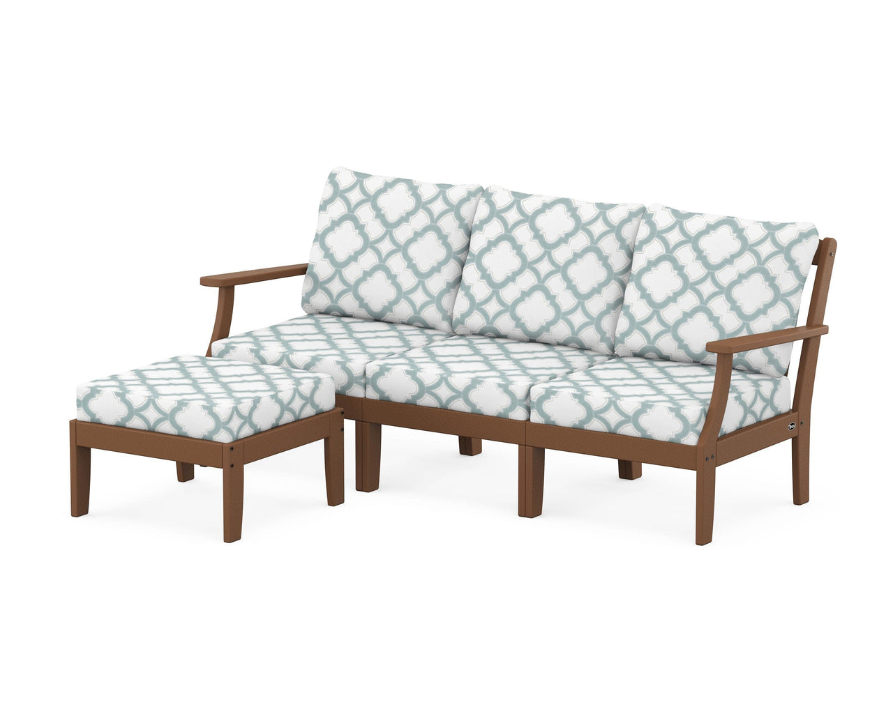 Trex Yacht Club Modular 4-Piece Deep Seating Set with Ottoman