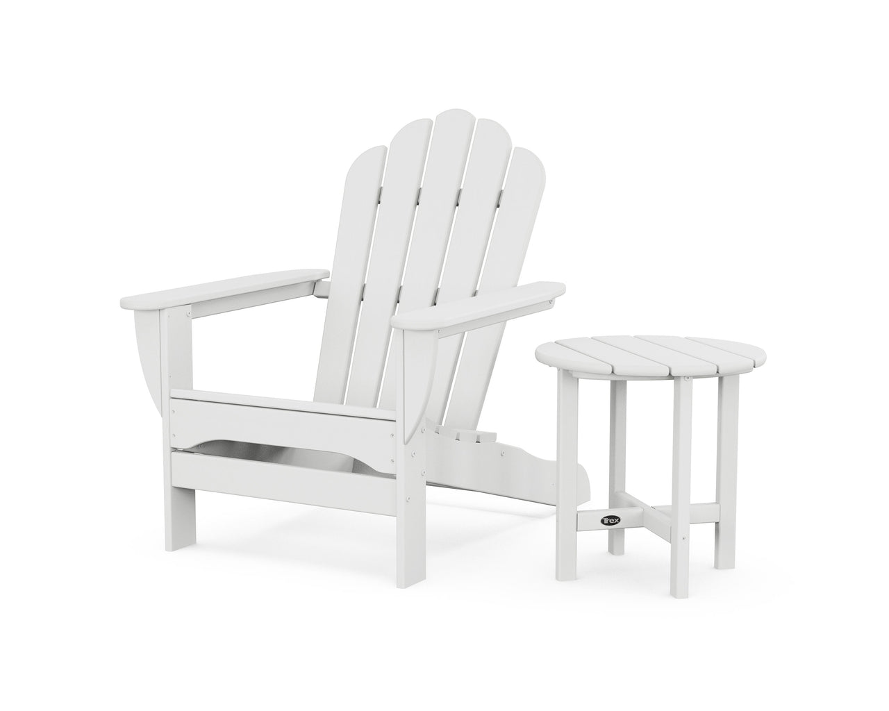 Trex Monterey Bay Oversized Adirondack Chair with Side Table