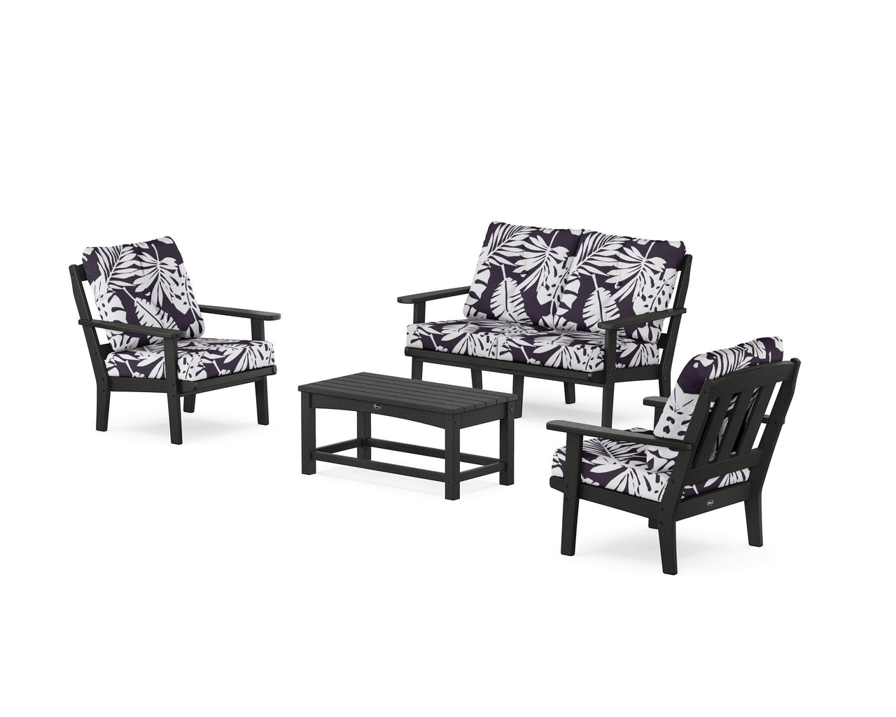 Trex Cape Cod 4-Piece Deep Seating Set with Loveseat