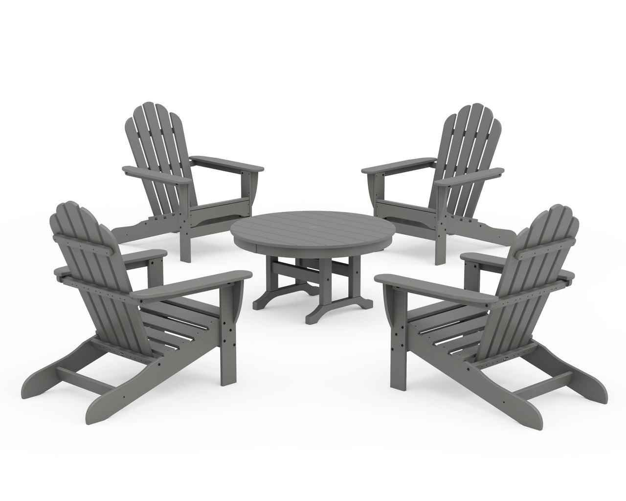 Trex 5-Piece Monterey Bay Adirondack Chair Conversation Group