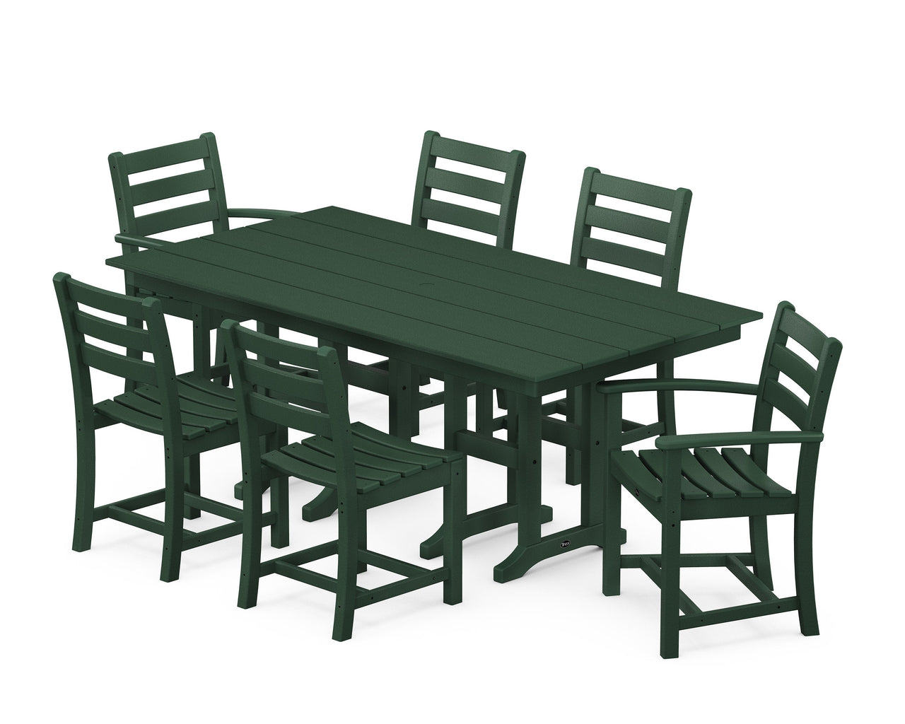Trex Monterey Bay 7-Piece Farmhouse Dining Set