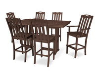 Thumbnail for Trex Yacht Club 7-Piece Farmhouse Trestle Bar Set