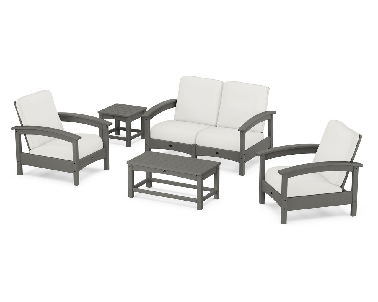 Trex Rockport Club 6-Piece Deep Seating Conversation Set