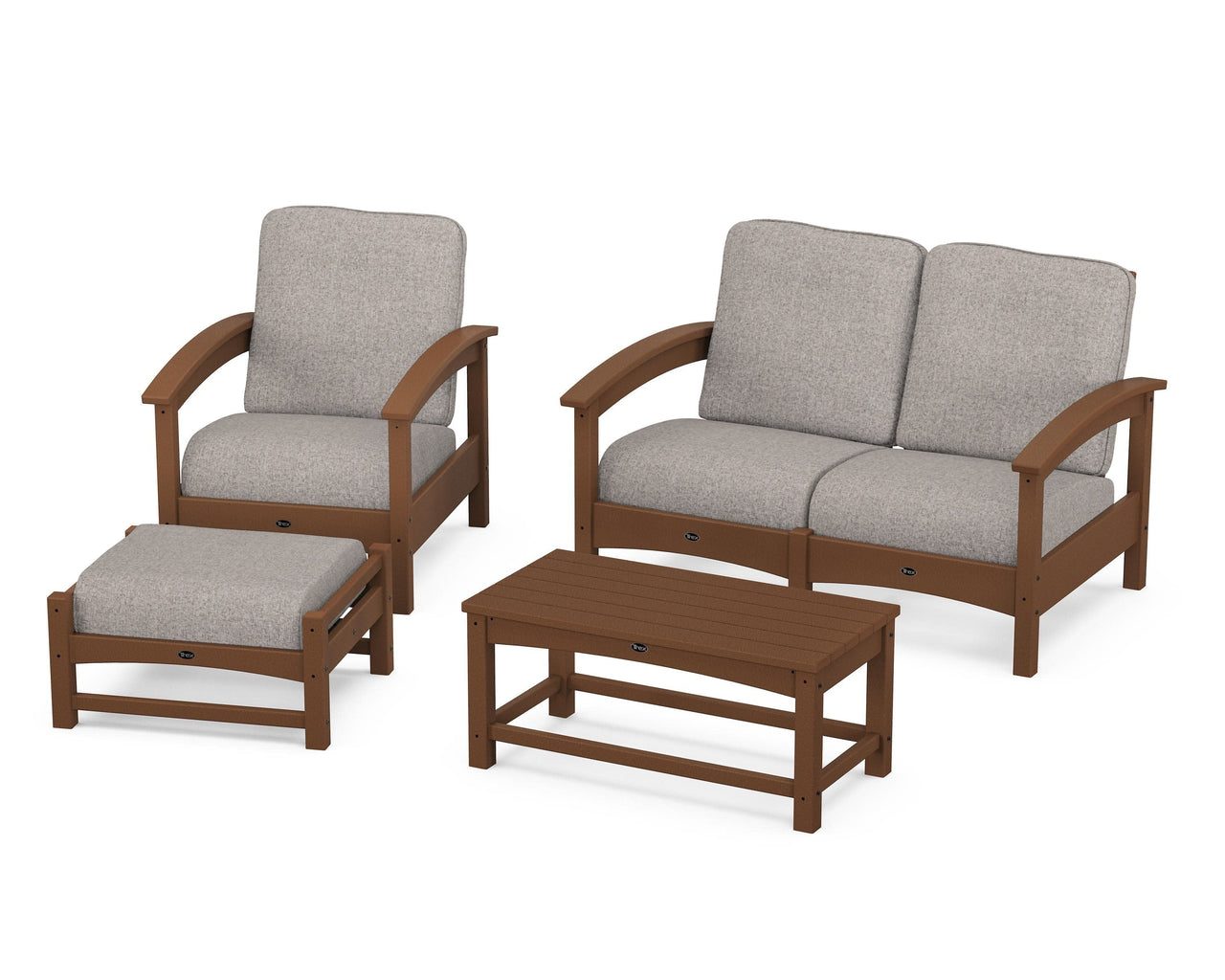 Trex Rockport 4-Piece Deep Seating Conversation Group