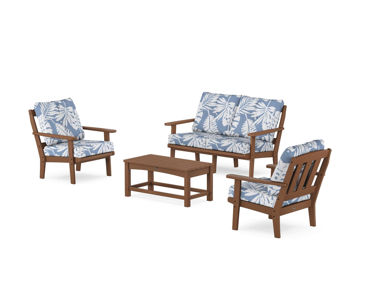 Trex Cape Cod 4-Piece Deep Seating Set with Loveseat