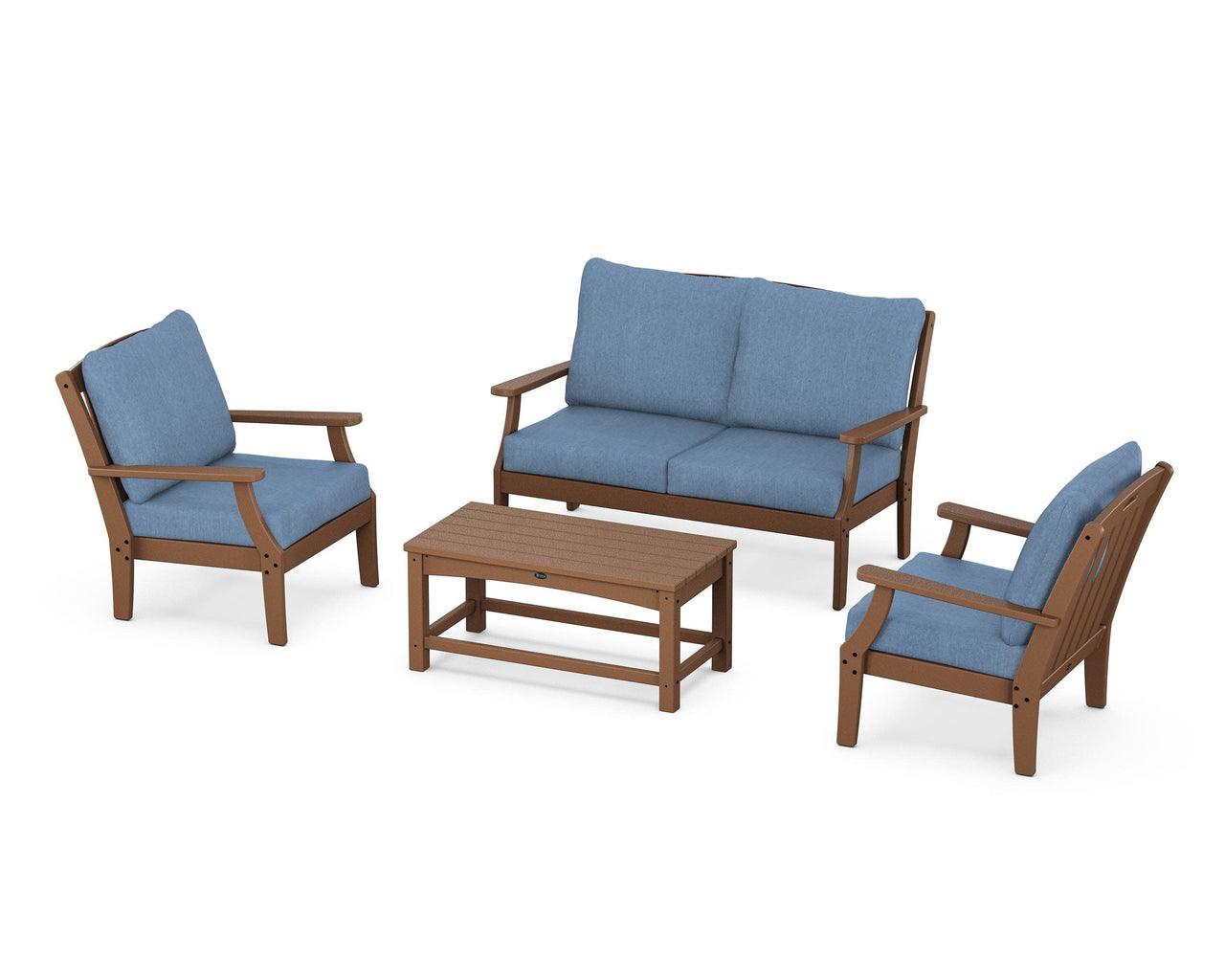 Trex Yacht Club 4-Piece Deep Seating Chair Set
