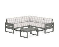 Thumbnail for Trex Eastport 6-Piece Deep Seating Sectional + Coffee Table Set