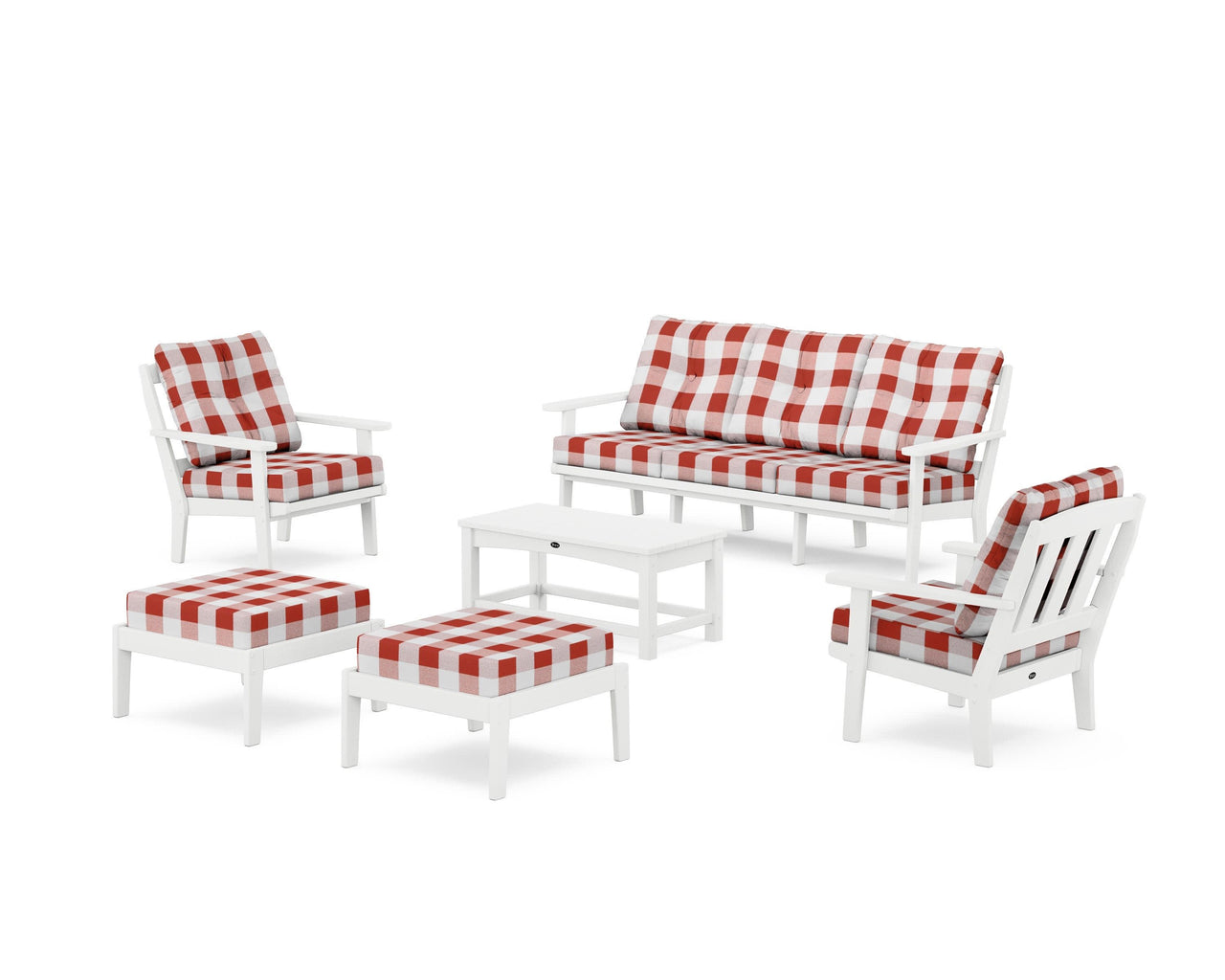 Trex Cape Cod 6-Piece Lounge Sofa Set