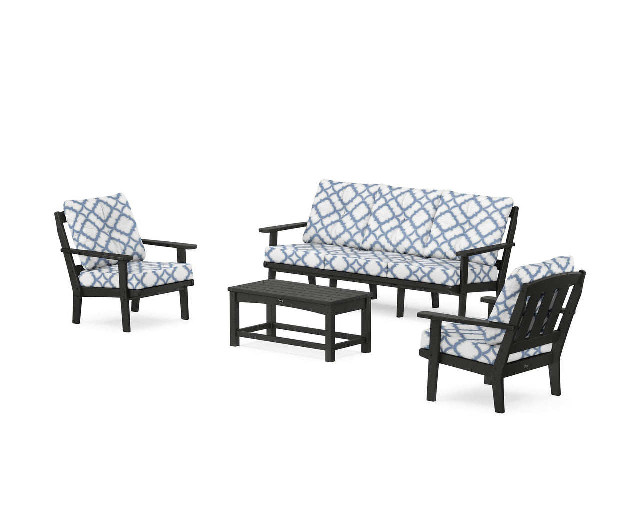 Trex Cape Cod 4-Piece Deep Seating Set with Sofa
