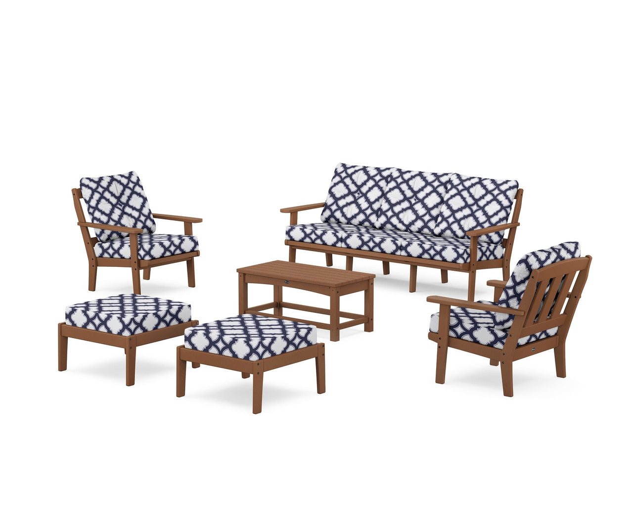 Trex Cape Cod 6-Piece Lounge Sofa Set