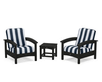 Thumbnail for Trex Rockport Club 3-Piece Deep Seating Conversation Set