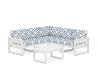 Thumbnail for Trex Eastport 6-Piece Deep Seating Sectional + Coffee Table Set