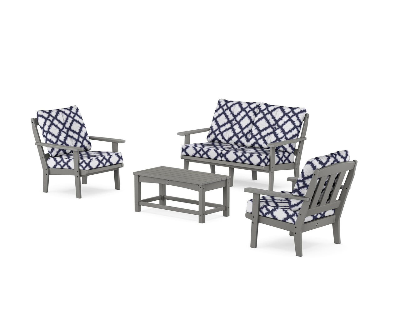Trex Cape Cod 4-Piece Deep Seating Set with Loveseat