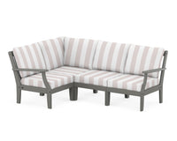 Thumbnail for Trex Yacht Club Modular 4-Piece Deep Seating Set