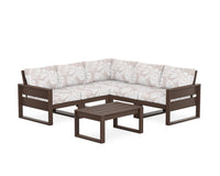 Thumbnail for Trex Eastport 6-Piece Deep Seating Sectional + Coffee Table Set