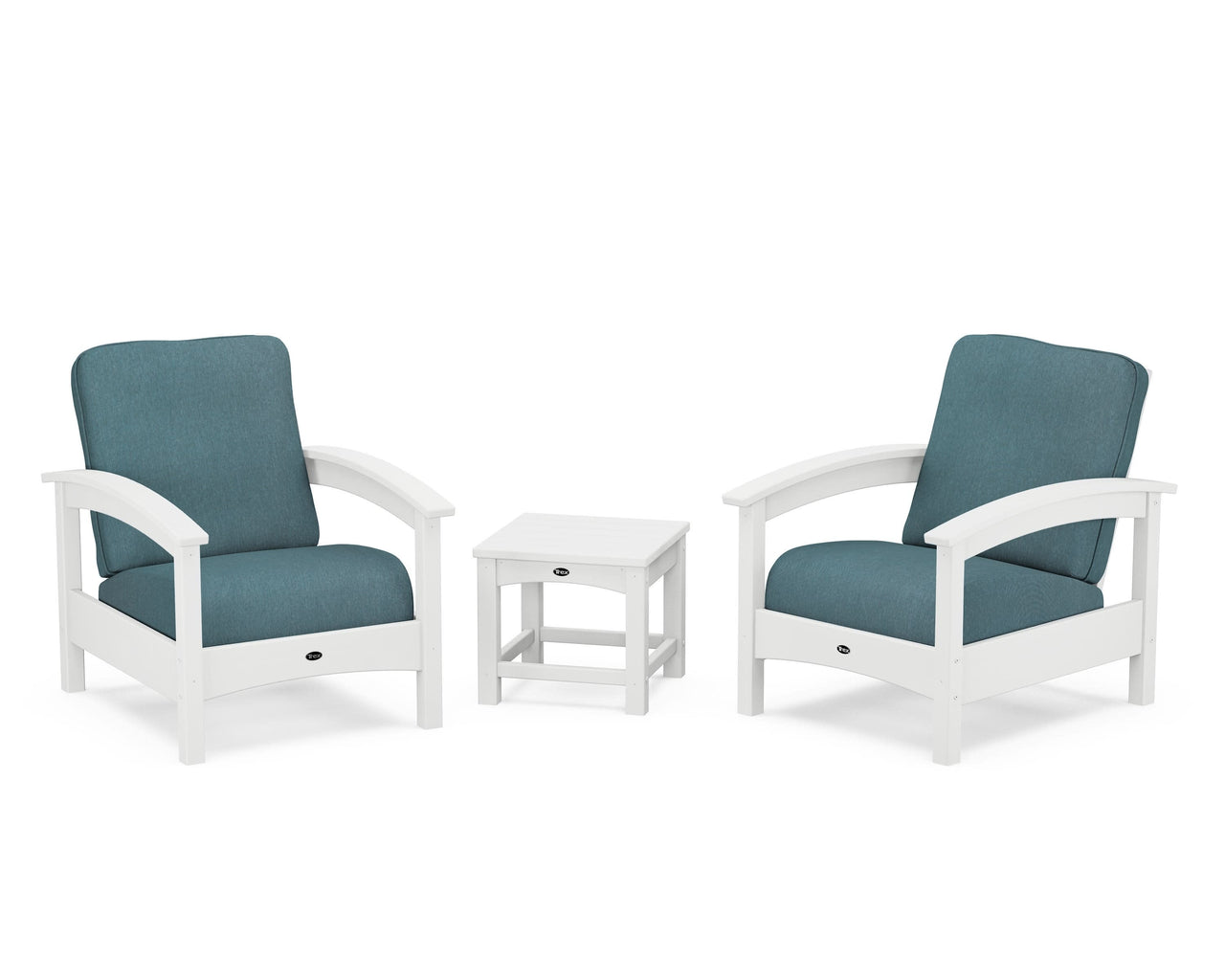 Trex Rockport Club 3-Piece Deep Seating Conversation Set