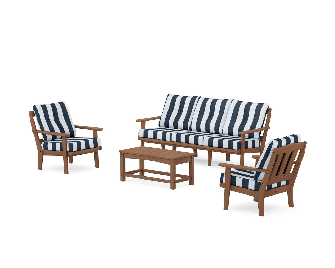 Trex Cape Cod 4-Piece Deep Seating Set with Sofa