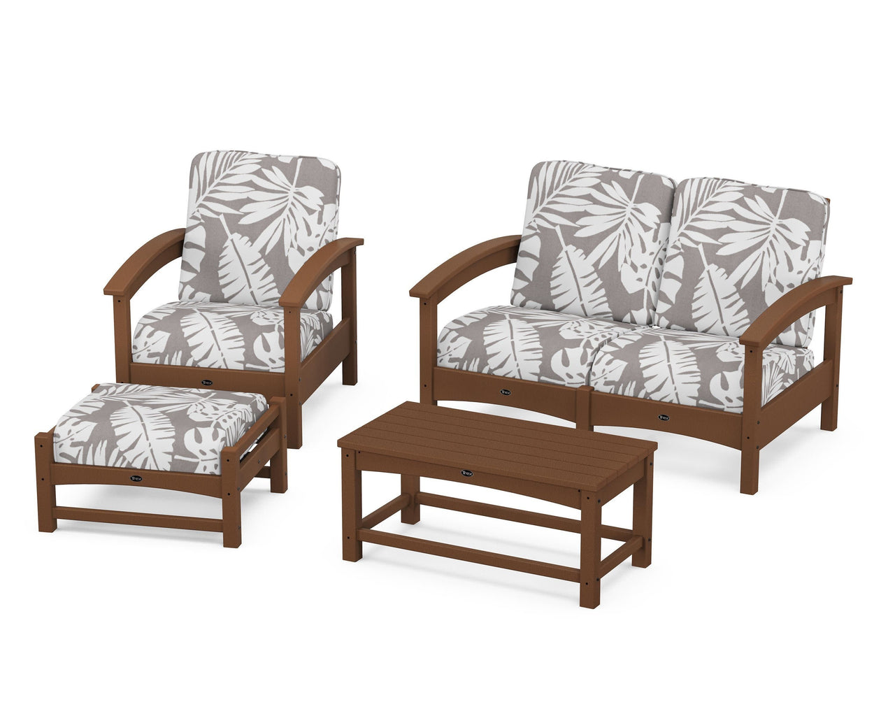 Trex Rockport 4-Piece Deep Seating Conversation Group