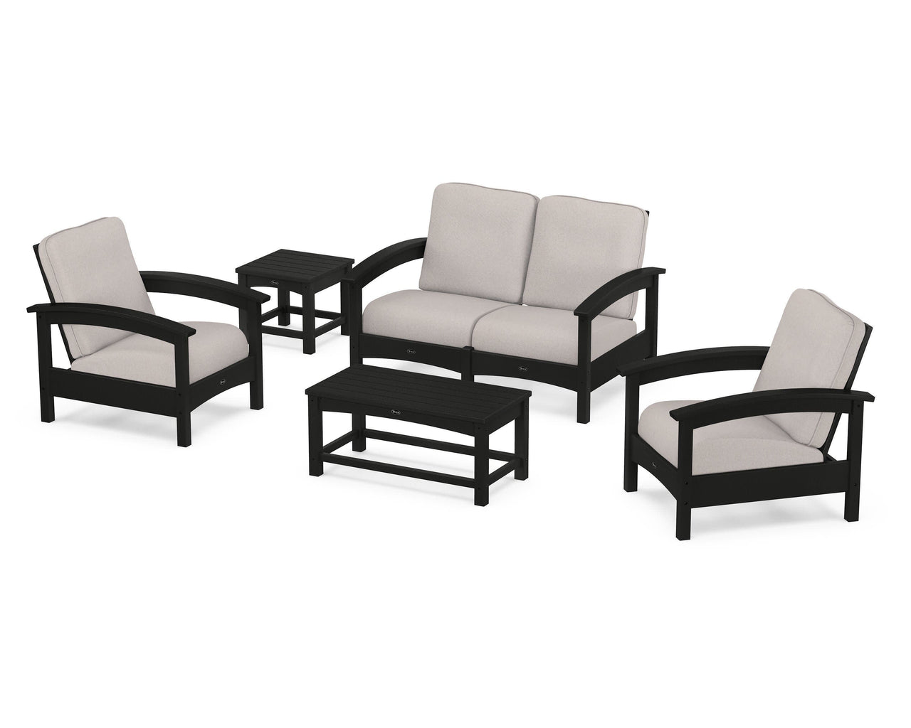 Trex Rockport Club 6-Piece Deep Seating Conversation Set