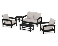 Thumbnail for Trex Rockport Club 6-Piece Deep Seating Conversation Set