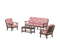 Thumbnail for Trex Cape Cod 4-Piece Deep Seating Set with Sofa