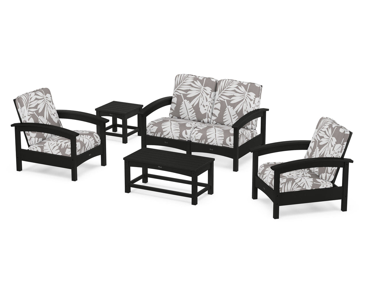 Trex Rockport Club 6-Piece Deep Seating Conversation Set