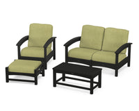 Thumbnail for Trex Rockport 4-Piece Deep Seating Conversation Group