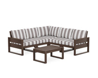 Thumbnail for Trex Eastport 6-Piece Deep Seating Sectional + Coffee Table Set