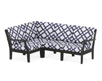 Thumbnail for Trex Yacht Club Modular 4-Piece Deep Seating Set