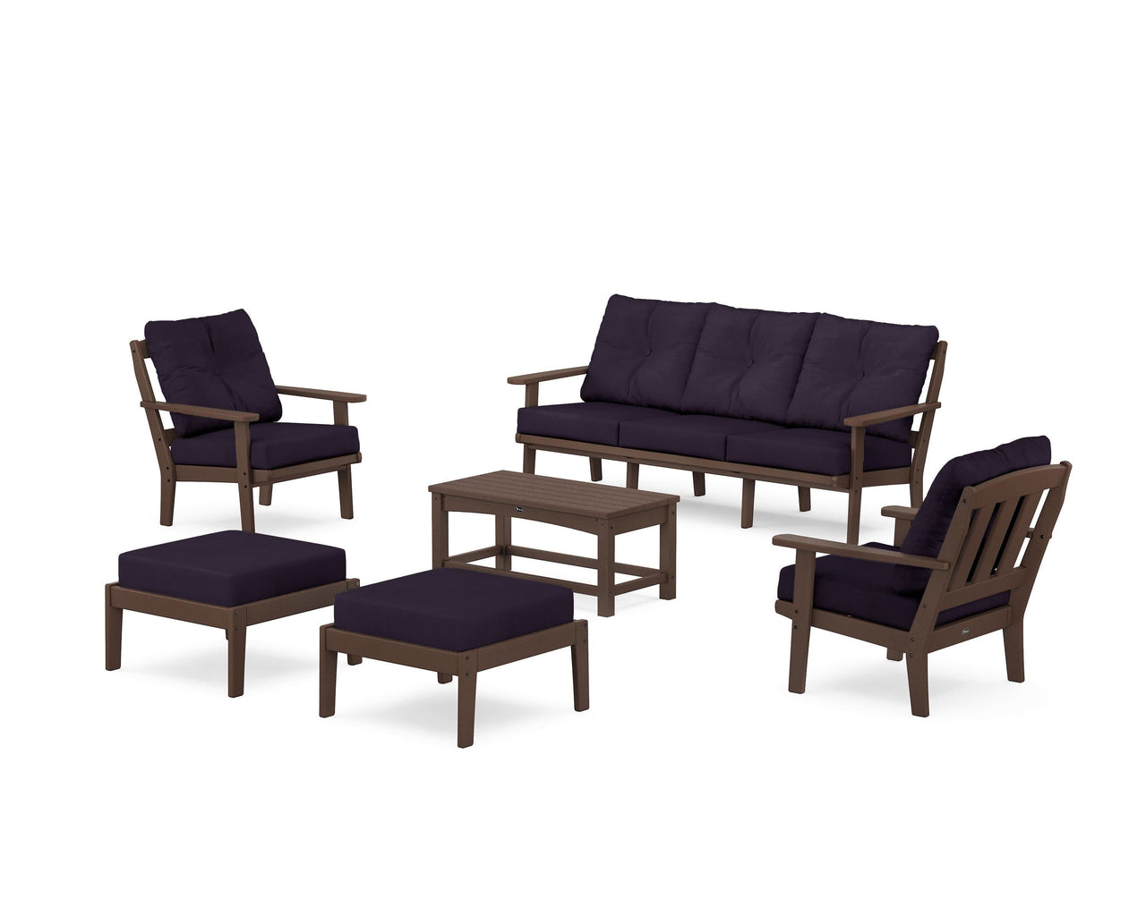 Trex Cape Cod 6-Piece Lounge Sofa Set