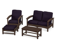 Thumbnail for Trex Rockport 4-Piece Deep Seating Conversation Group