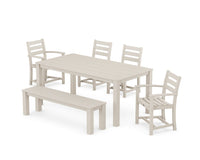 Thumbnail for Trex Monterey Bay 6-Piece Parsons Dining Set with Bench - Sand Castle