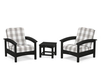 Thumbnail for Trex Rockport Club 3-Piece Deep Seating Conversation Set