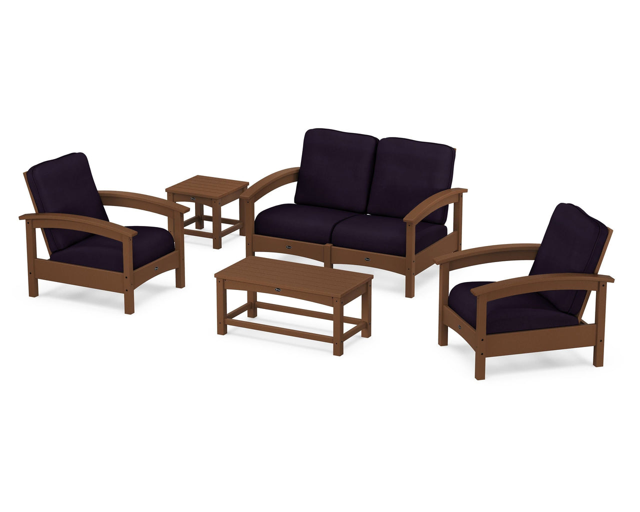 Trex Rockport Club 6-Piece Deep Seating Conversation Set