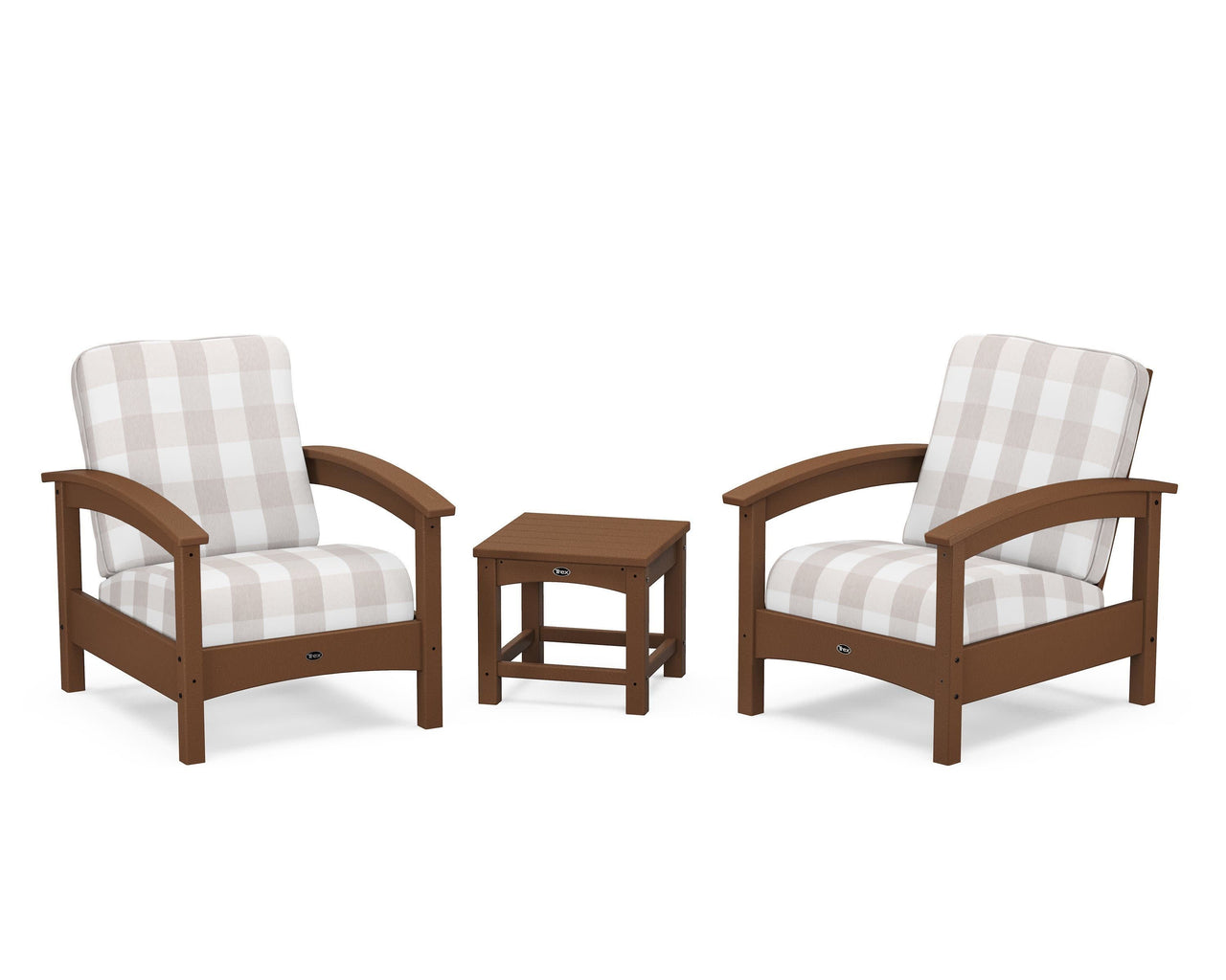 Trex Rockport Club 3-Piece Deep Seating Conversation Set