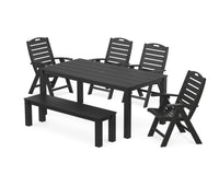 Thumbnail for Trex Yacht Club Highback Chair 6-Piece Parsons Dining Set with Bench